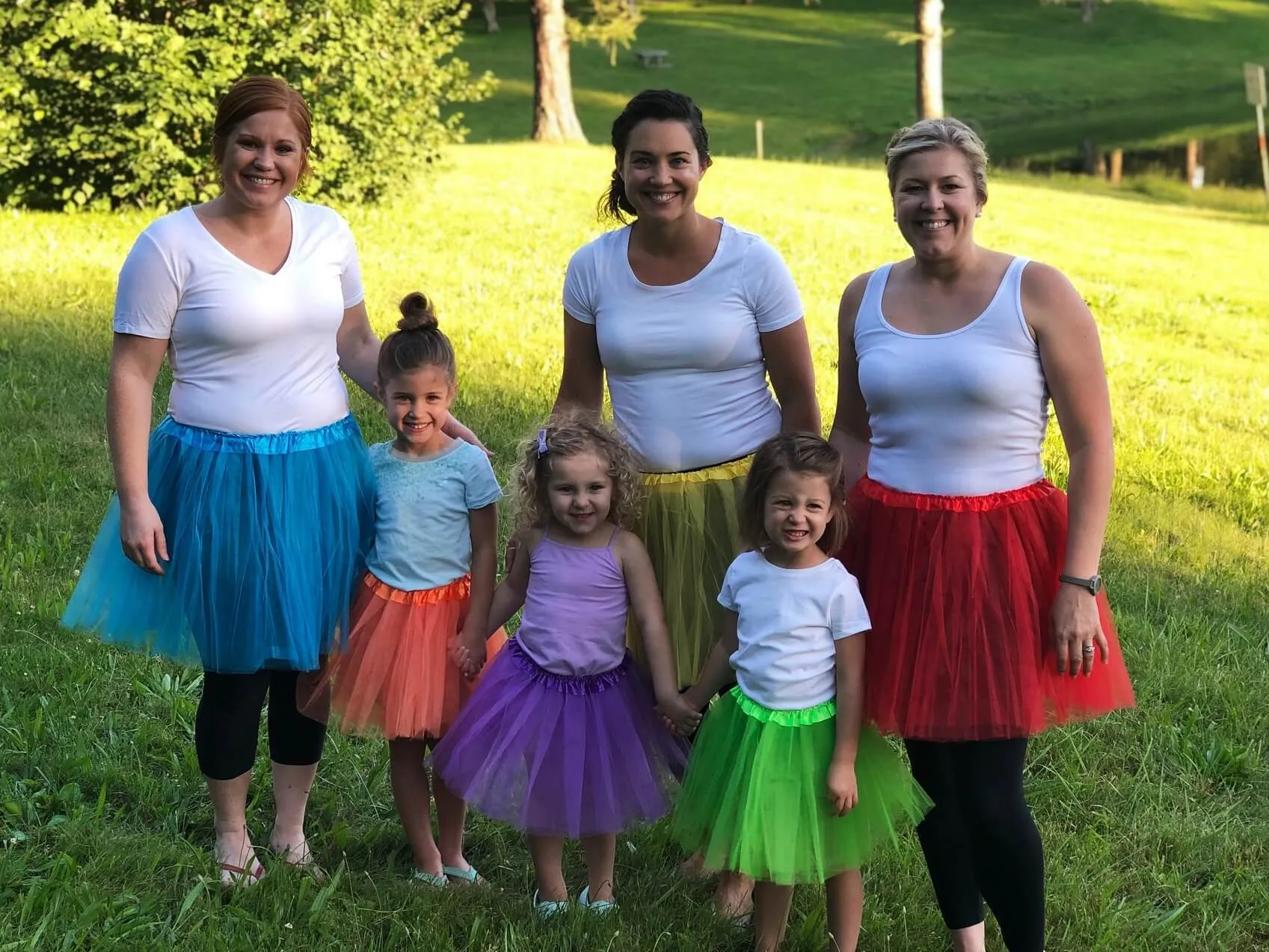 Lime Green Tutu Skirt - Kids Size 3-Layer Tulle Basic Ballet Dance Costume Tutus for Girls