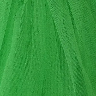 Lime Green Tutu Skirt - Kids Size 3-Layer Tulle Basic Ballet Dance Costume Tutus for Girls