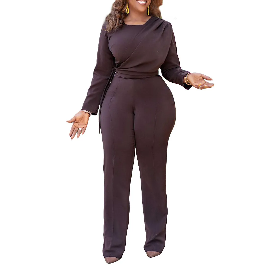 MB FASHION HIGH WAIST WIDE LEG JUMPSUITS MB8502 PRE-ORDER