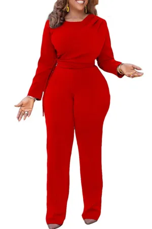 MB FASHION HIGH WAIST WIDE LEG JUMPSUITS MB8502 PRE-ORDER