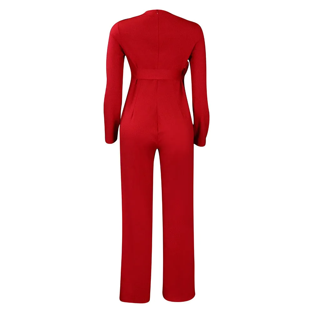 MB FASHION HIGH WAIST WIDE LEG JUMPSUITS MB8502 PRE-ORDER