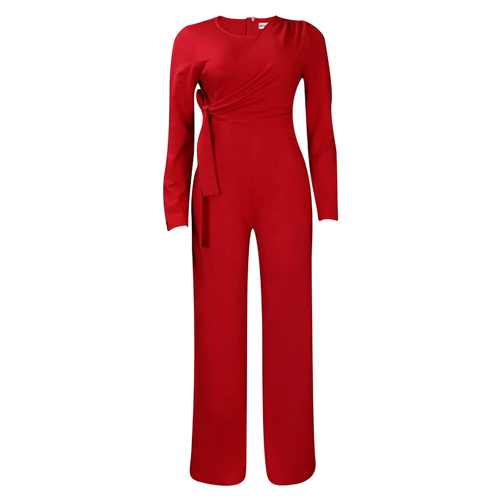 MB FASHION HIGH WAIST WIDE LEG JUMPSUITS MB8502 PRE-ORDER