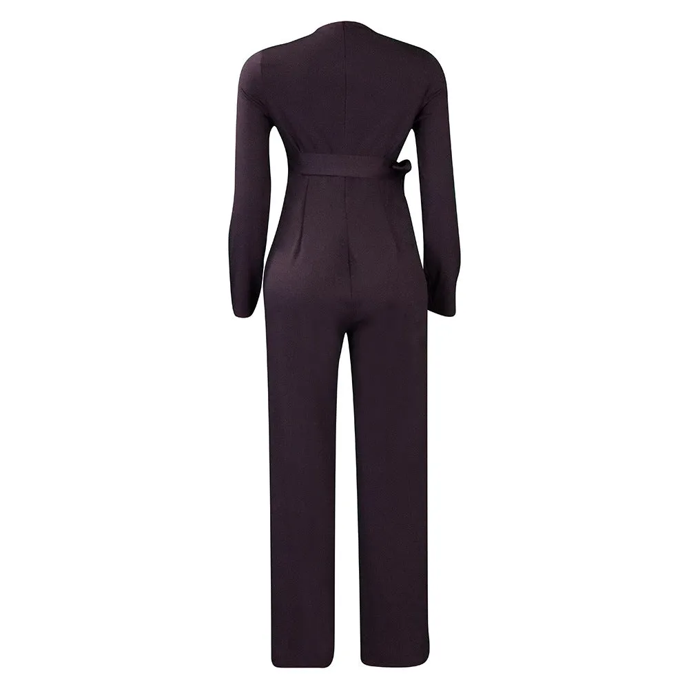 MB FASHION HIGH WAIST WIDE LEG JUMPSUITS MB8502 PRE-ORDER