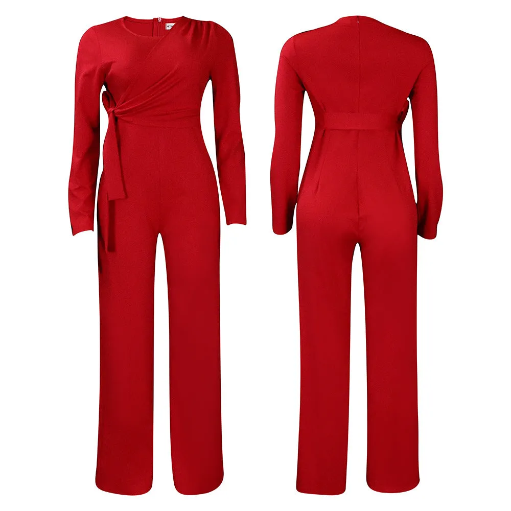 MB FASHION HIGH WAIST WIDE LEG JUMPSUITS MB8502 PRE-ORDER