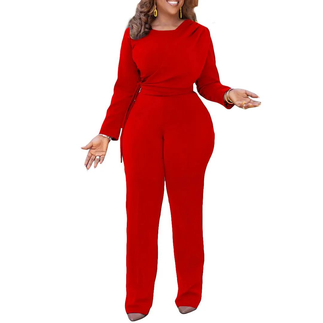 MB FASHION HIGH WAIST WIDE LEG JUMPSUITS MB8502 PRE-ORDER