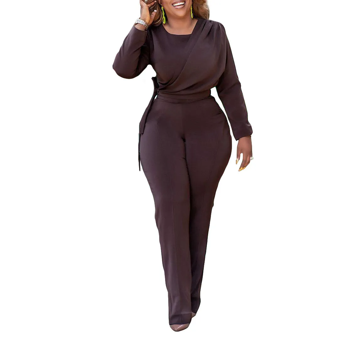 MB FASHION HIGH WAIST WIDE LEG JUMPSUITS MB8502 PRE-ORDER