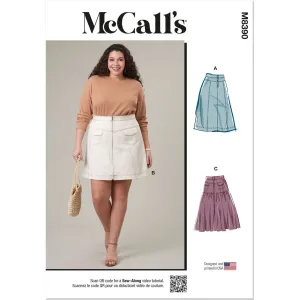 McCall's Pattern M8390 Women's Skirts
