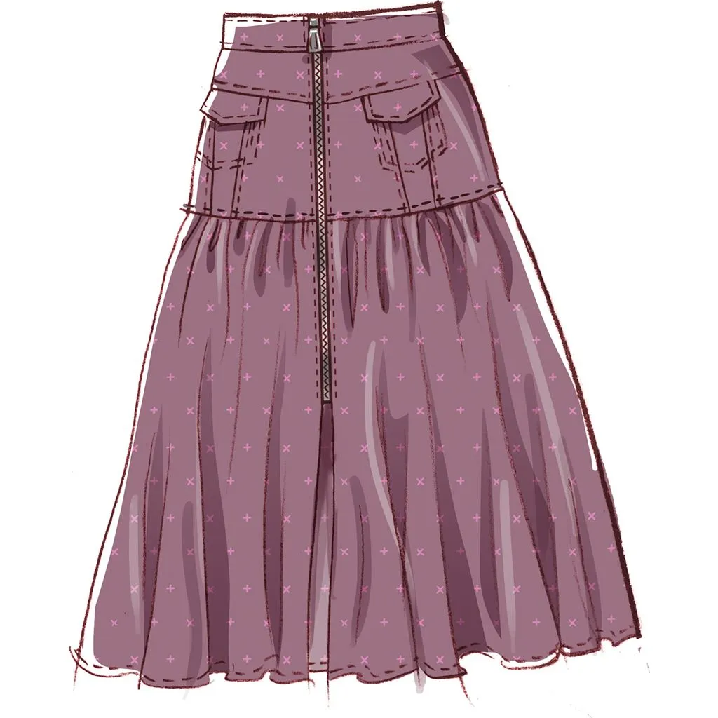 McCall's Pattern M8390 Women's Skirts