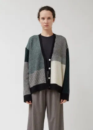 Merino Wool Combo Cardigan