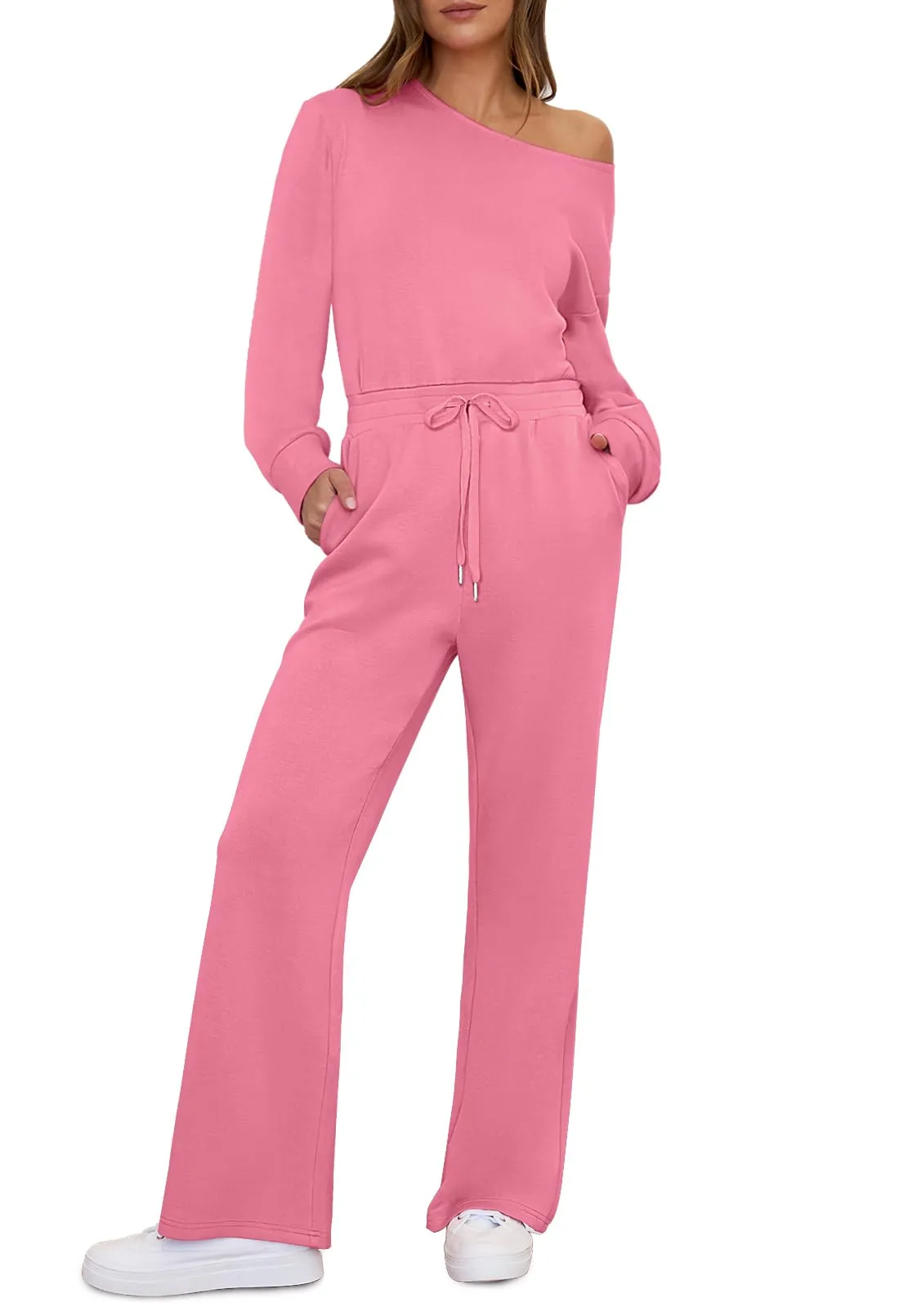 MEROKEETY Dressy Casual Off Shoulder Rompers Jumpsuits