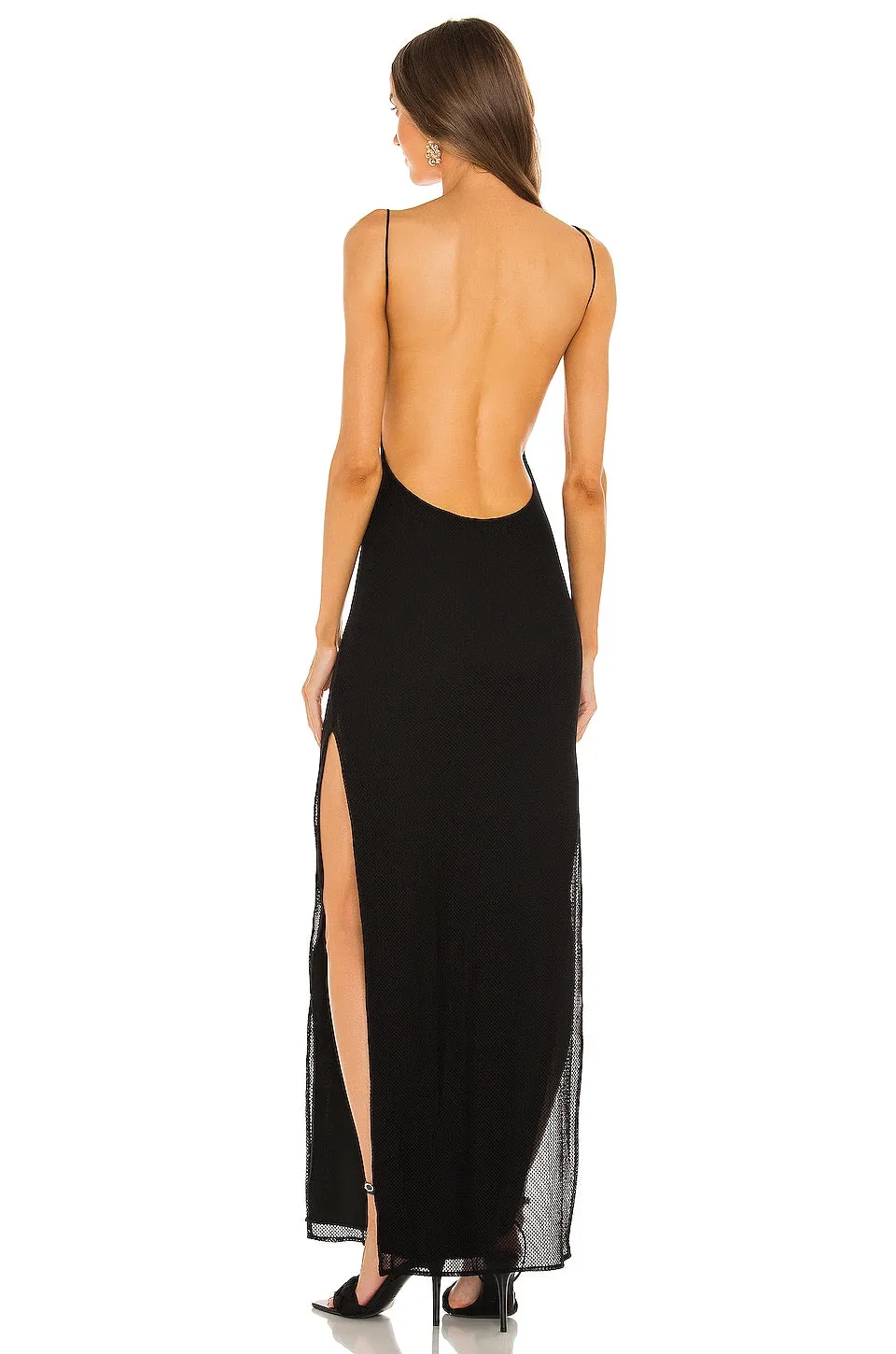 Michael Costello x REVOLVE Nolan maxi dress, black