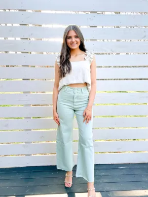 Mint Wide Leg Pants