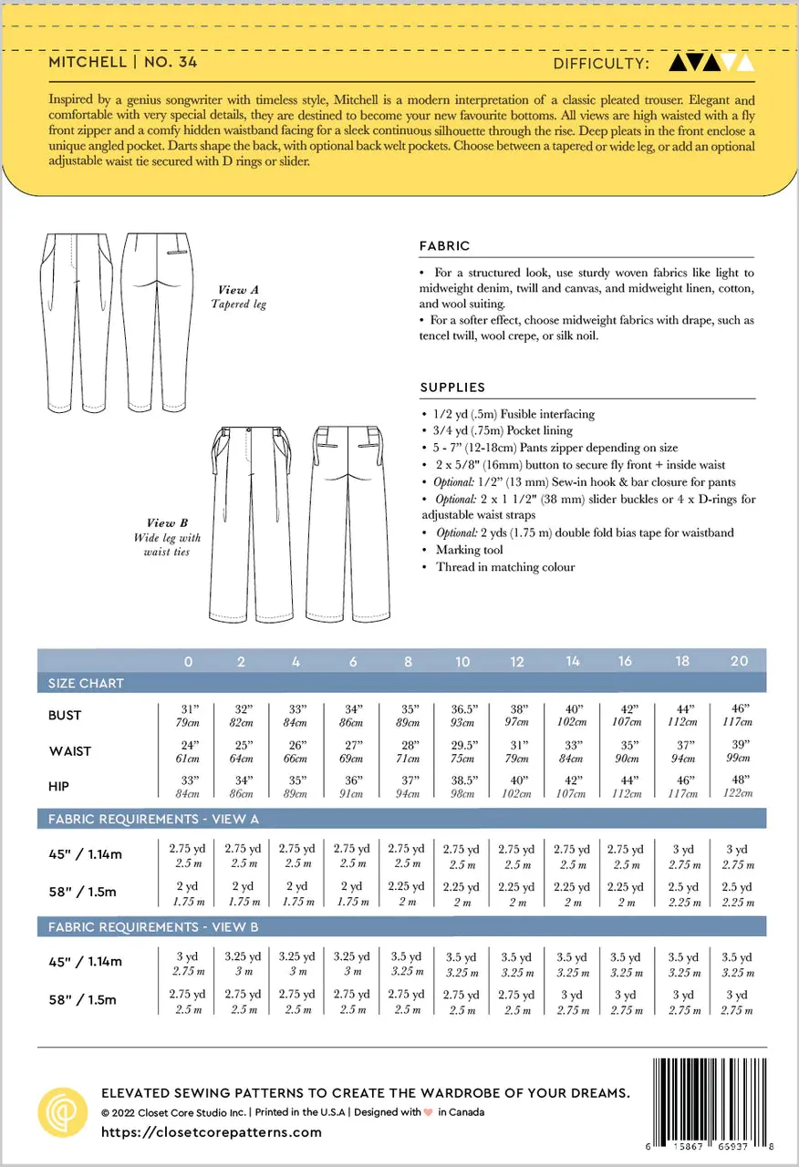 Mitchell Trousers - Closet Core