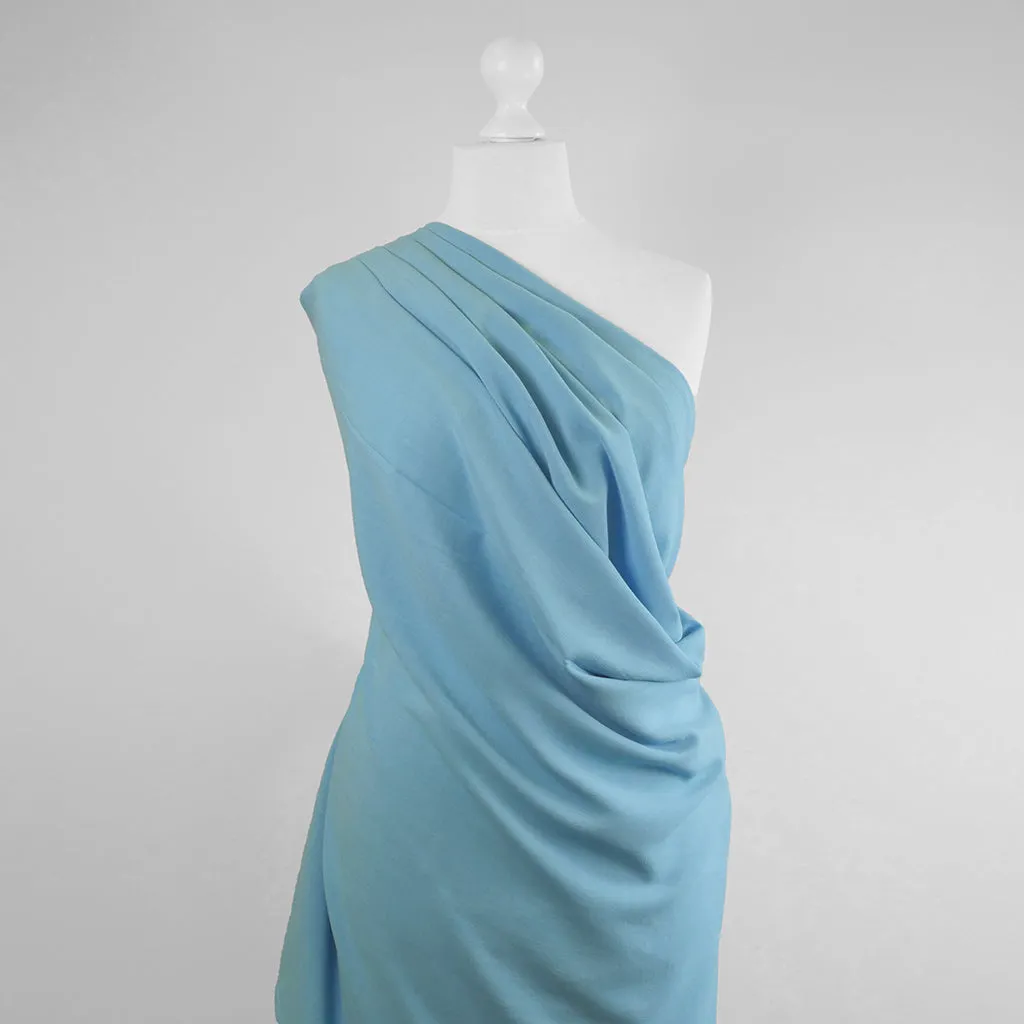 Mons - Celestial Blue Viscose Linen Woven Fabric