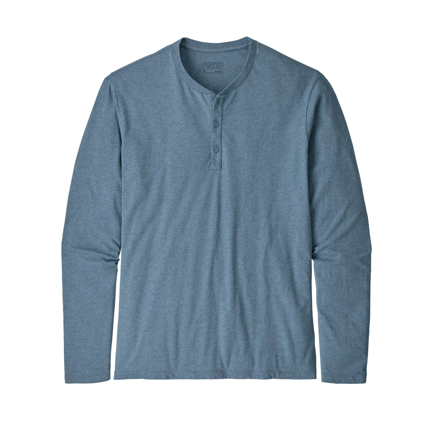 M's Long-Sleeved Organic Cotton Lightweight Henley Pullover