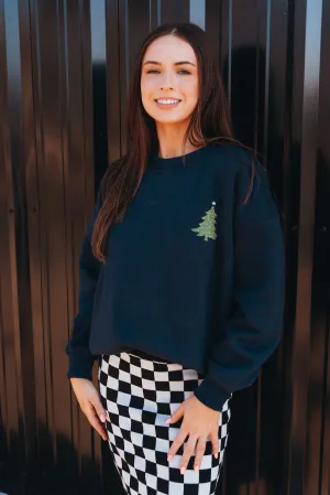 Navy "Tis the Season to be Jolly" Sweatshirt IT5026