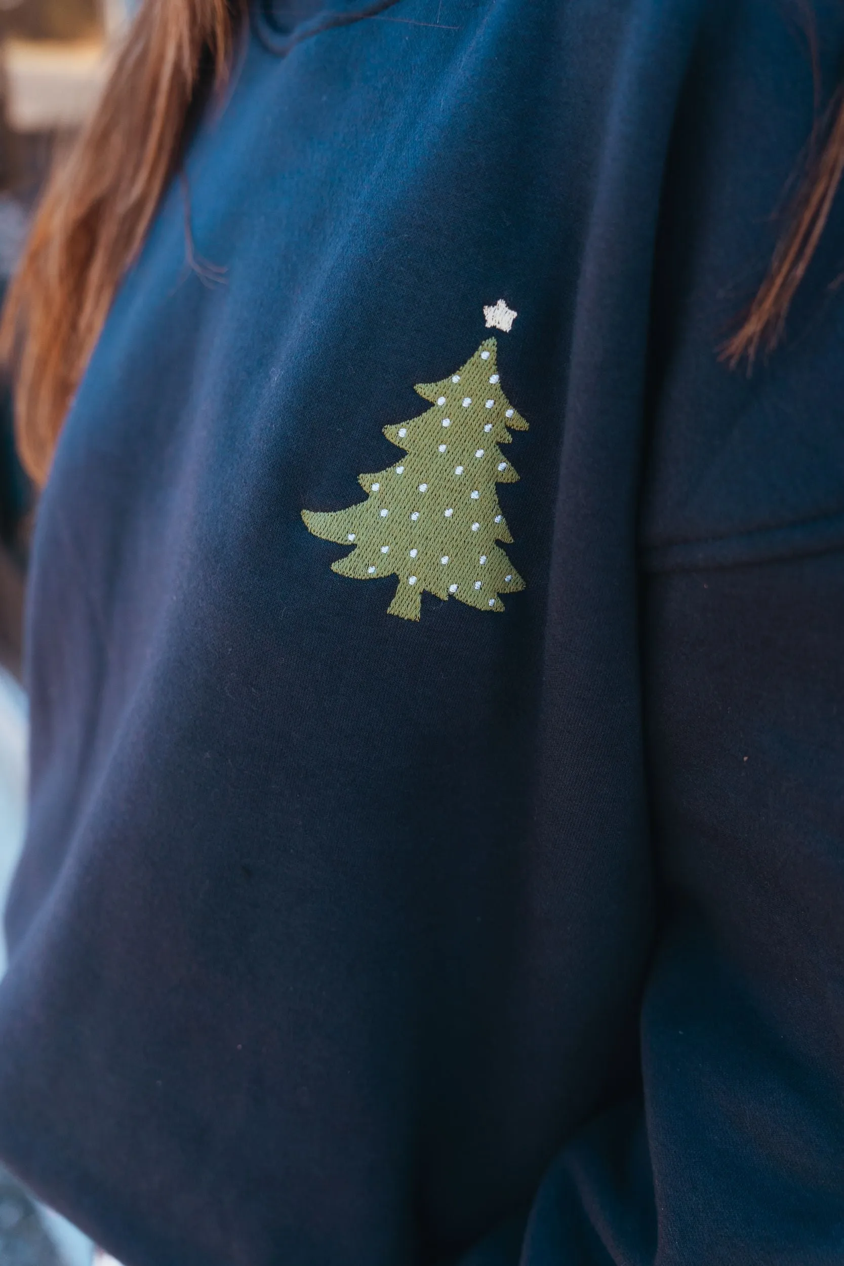 Navy "Tis the Season to be Jolly" Sweatshirt IT5026
