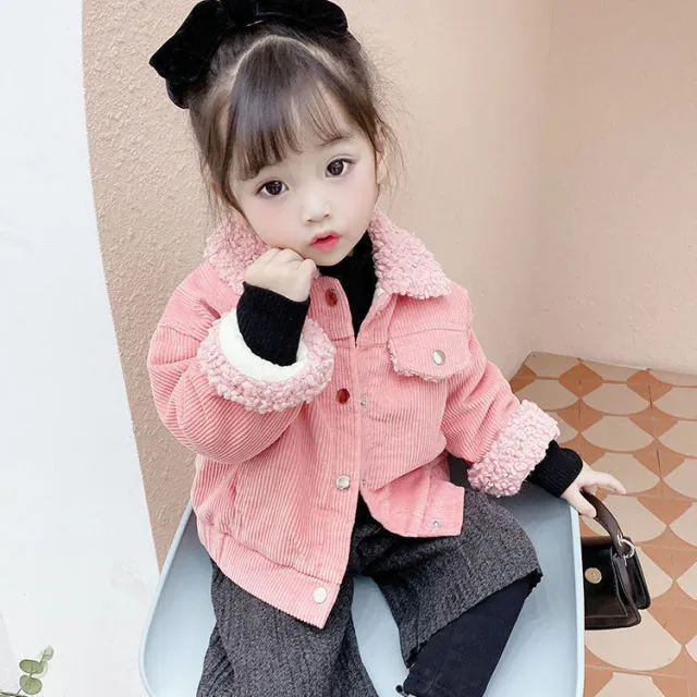 new Baby Girl Boy winter Spring Autumn Plush Coats Jackets Fashion cotton down Kids Children Overwear Clothes