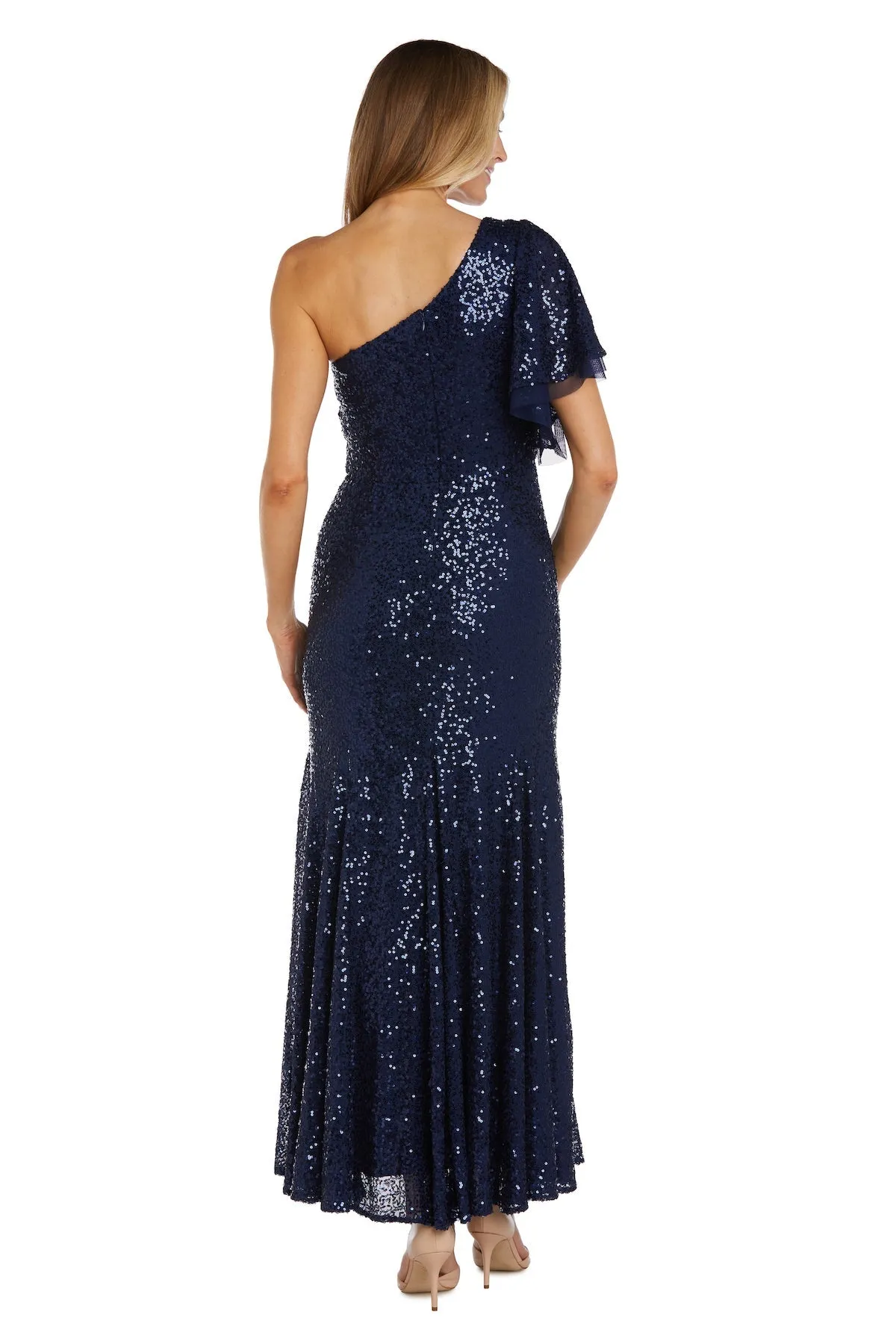 One Shoulder Sequin Dress