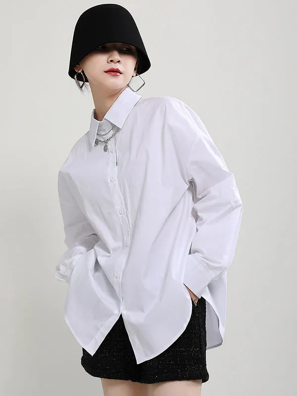 Original Two Pieces Irregularity Vest  Blouse Tops