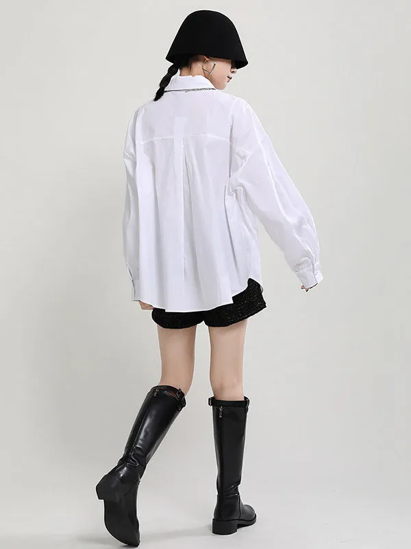 Original Two Pieces Irregularity Vest  Blouse Tops
