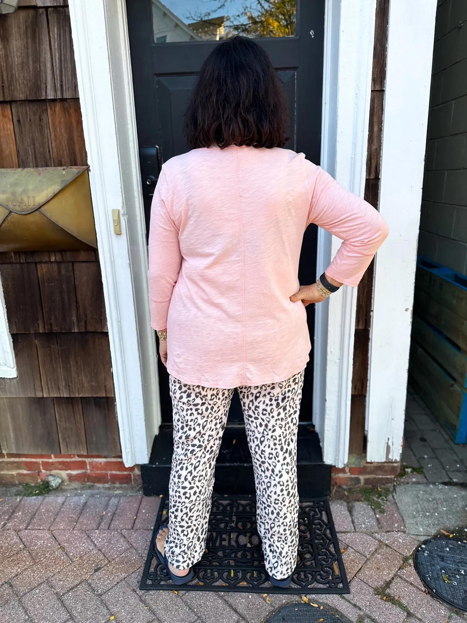 Pink Leopard Fleece Lounge Pants