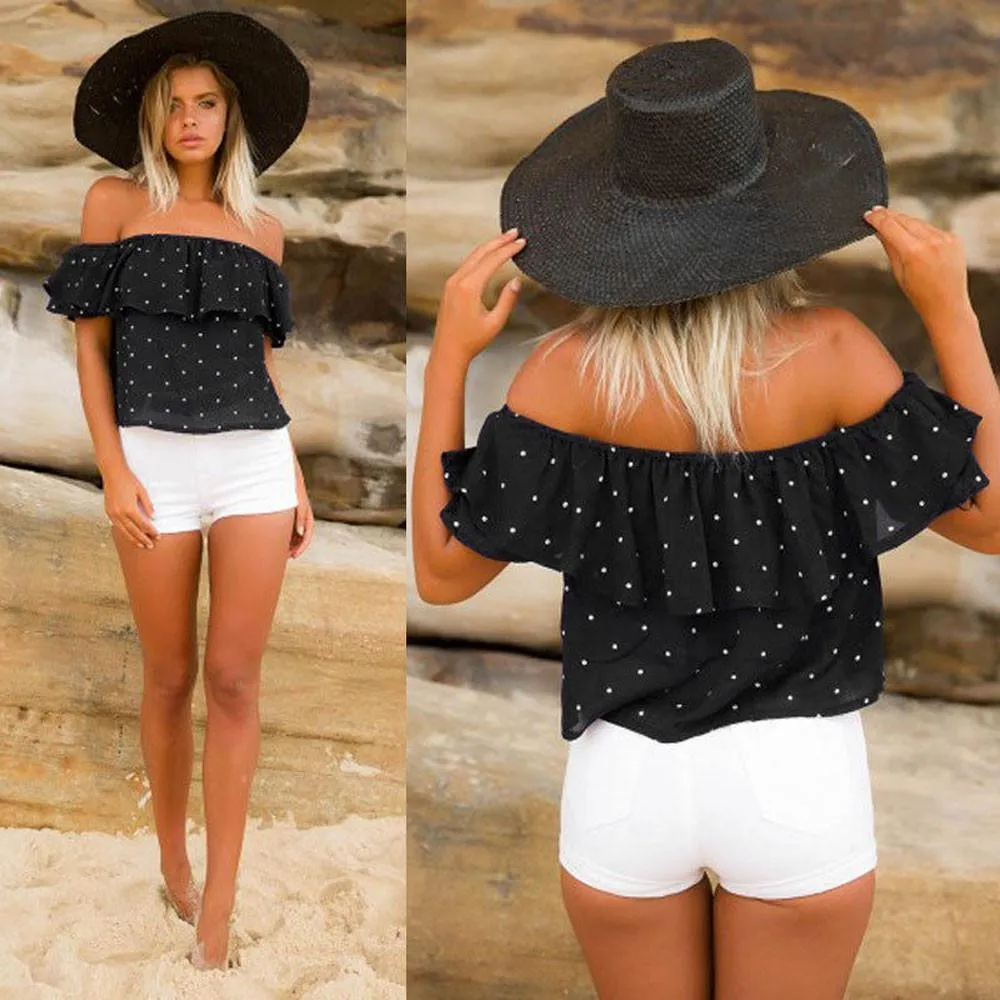 Polka Dot Printed Blouse