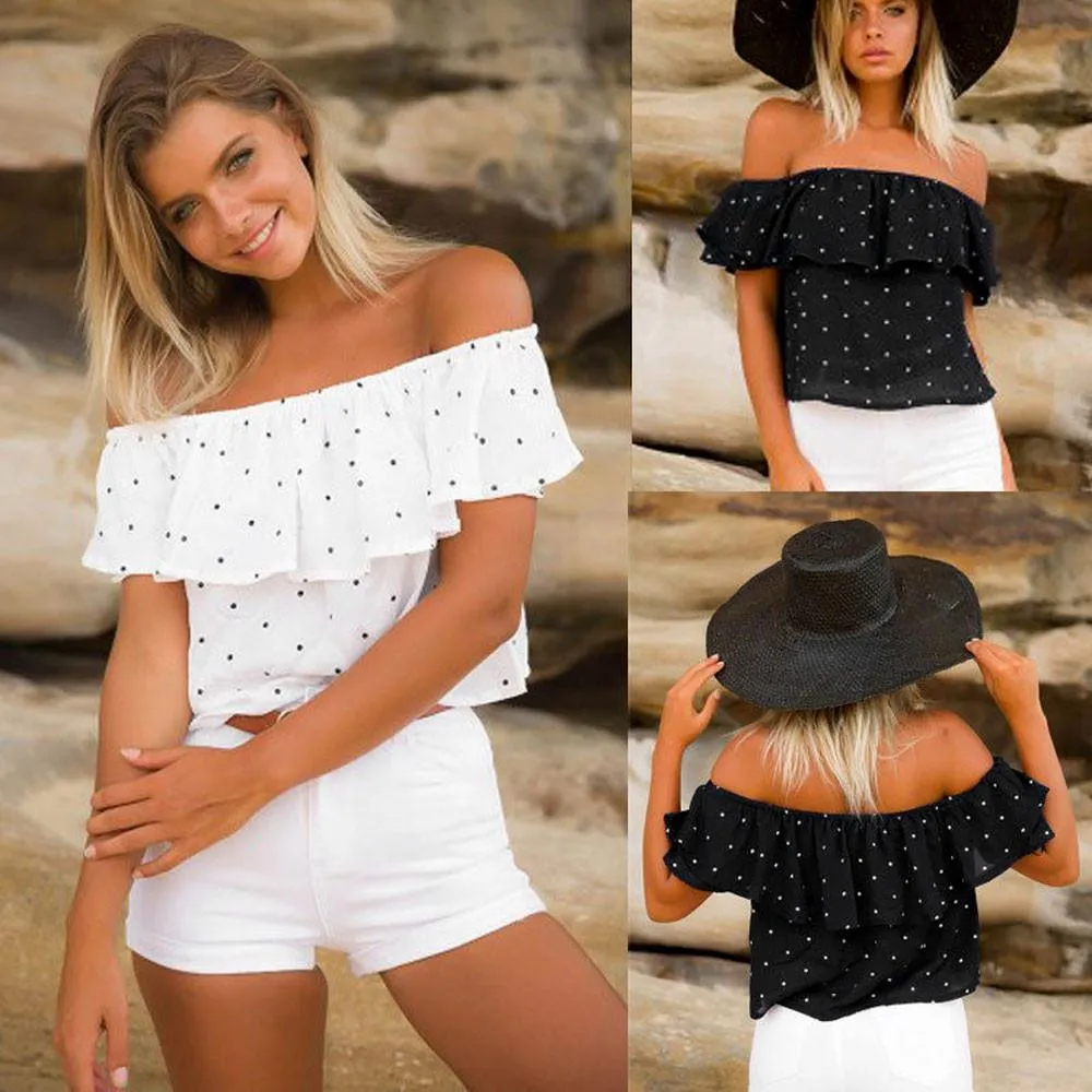 Polka Dot Printed Blouse