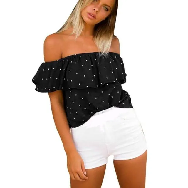 Polka Dot Printed Blouse