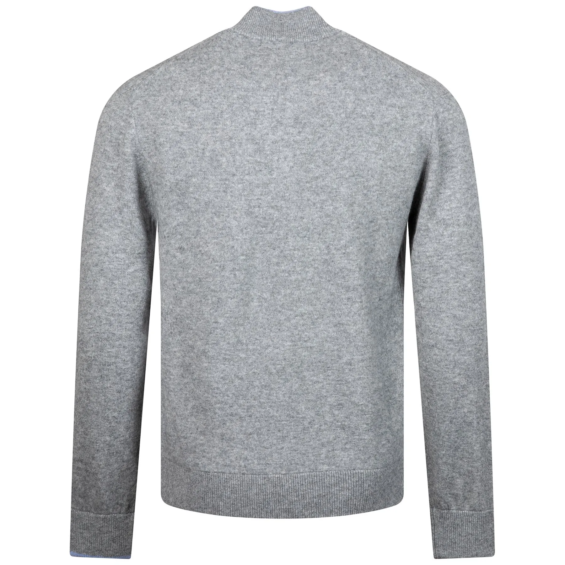 Sebonack Quarter Zip Sweater Smoke Heather - AW23
