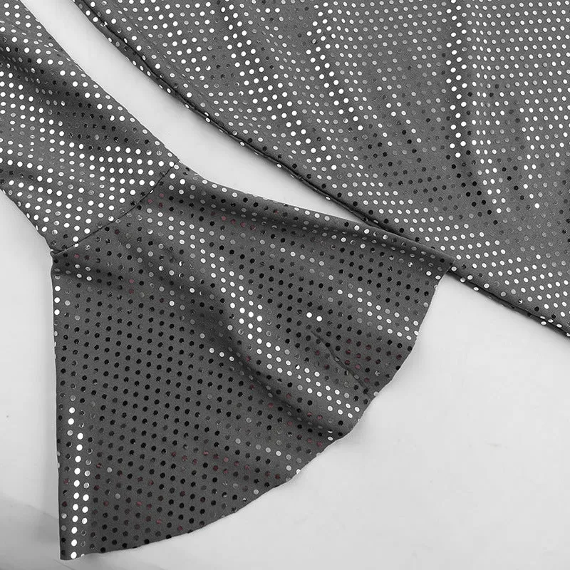 Sensual Sophistication: Maxi Dress with Package Hip, Elegant Panel Pressing