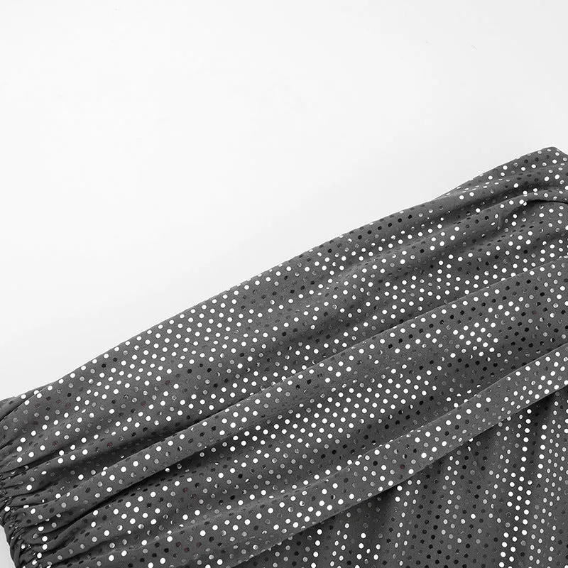 Sensual Sophistication: Maxi Dress with Package Hip, Elegant Panel Pressing