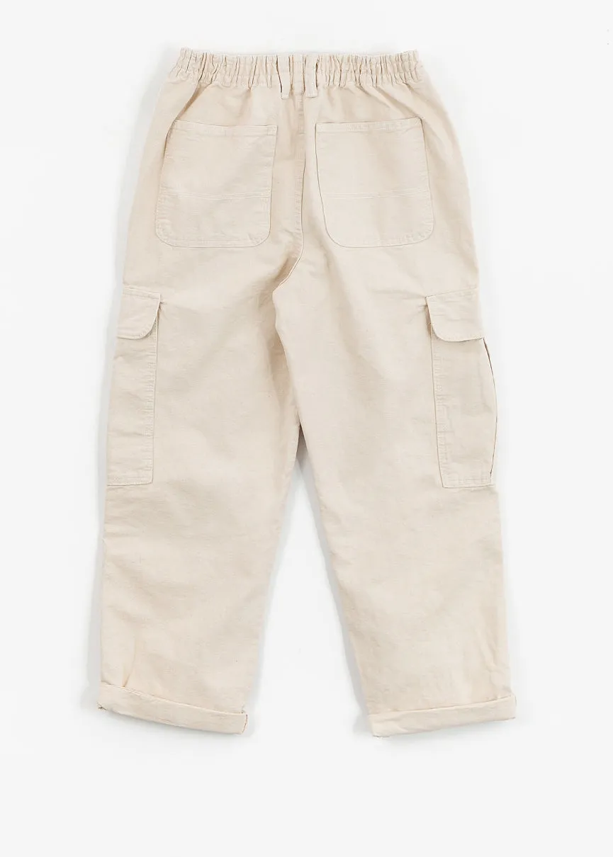Sidewalk Cargo Trousers Natural