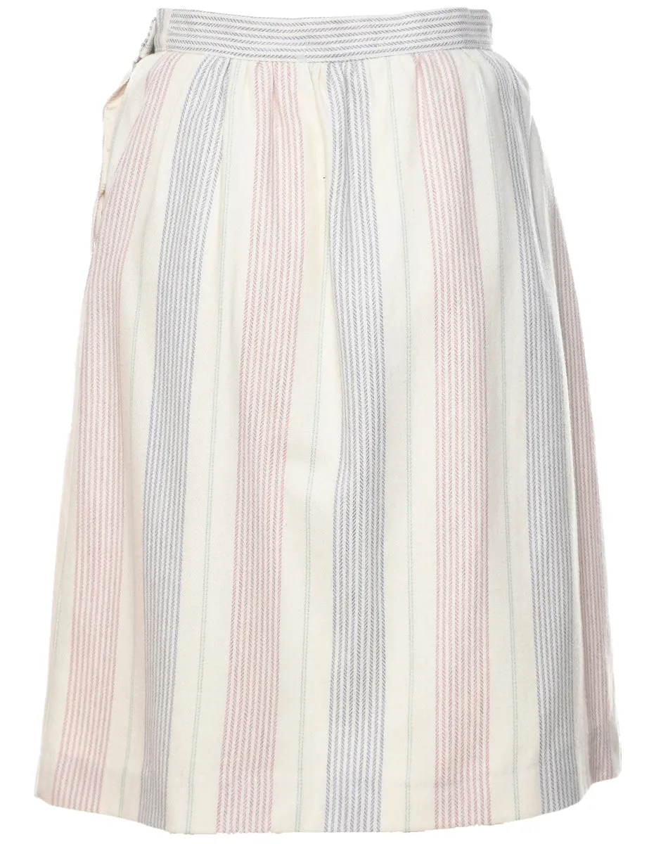 Striped Pencil Skirt - S
