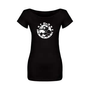 Strobe Records Classic Women's Off The Shoulder Tops Shirt