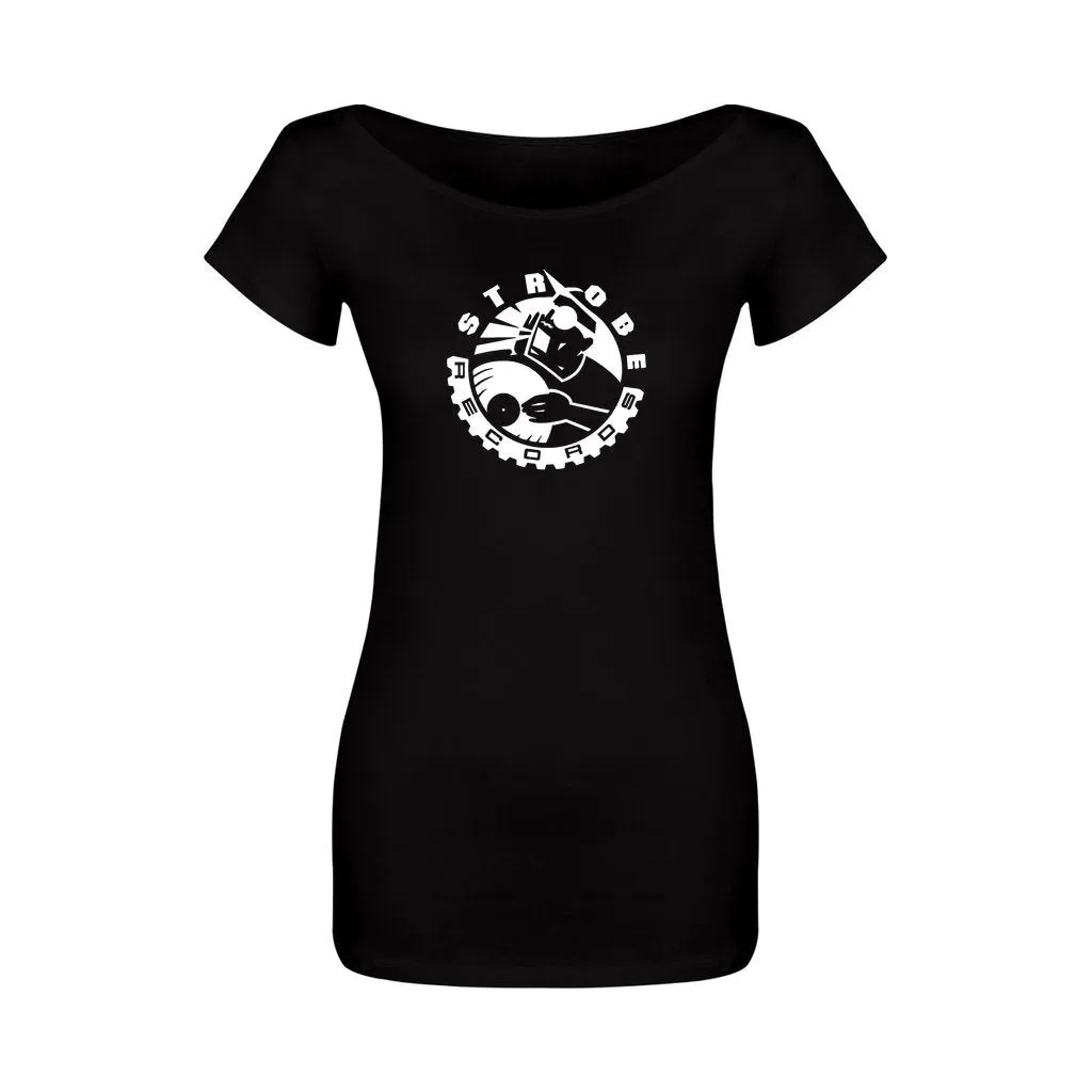 Strobe Records Classic Women's Off The Shoulder Tops Shirt