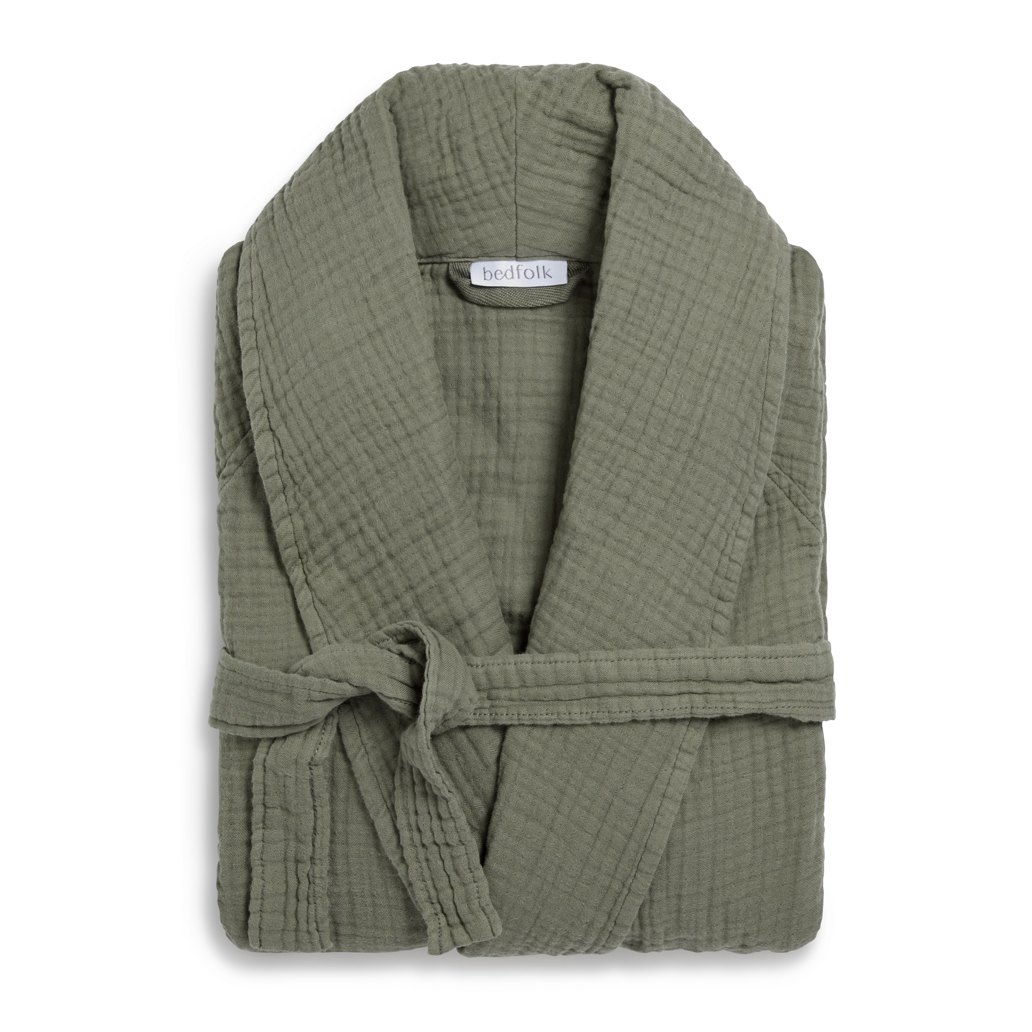 The Dream Cotton Robe - Moss