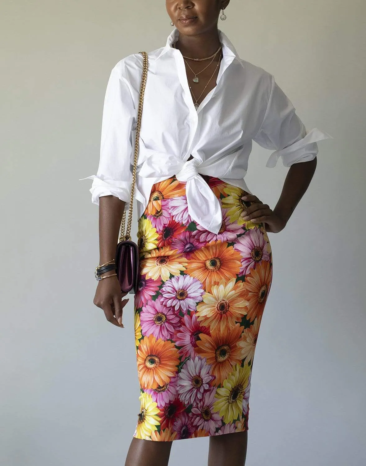 The Oversized Shirt in Blanc