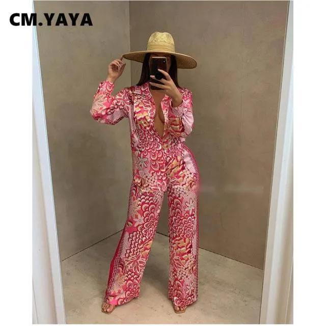 Two Piece Set Outfits Button Up Blouse Shirt Tops and Pants Elegant Tracksuit