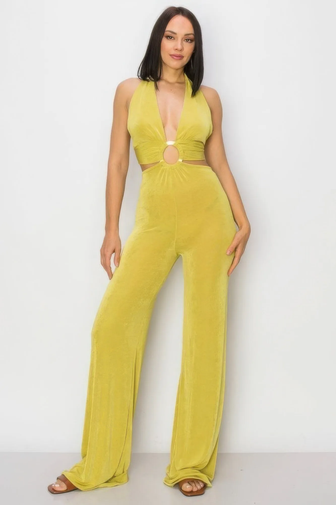 Vibrant Wide Leg Jumpsuit