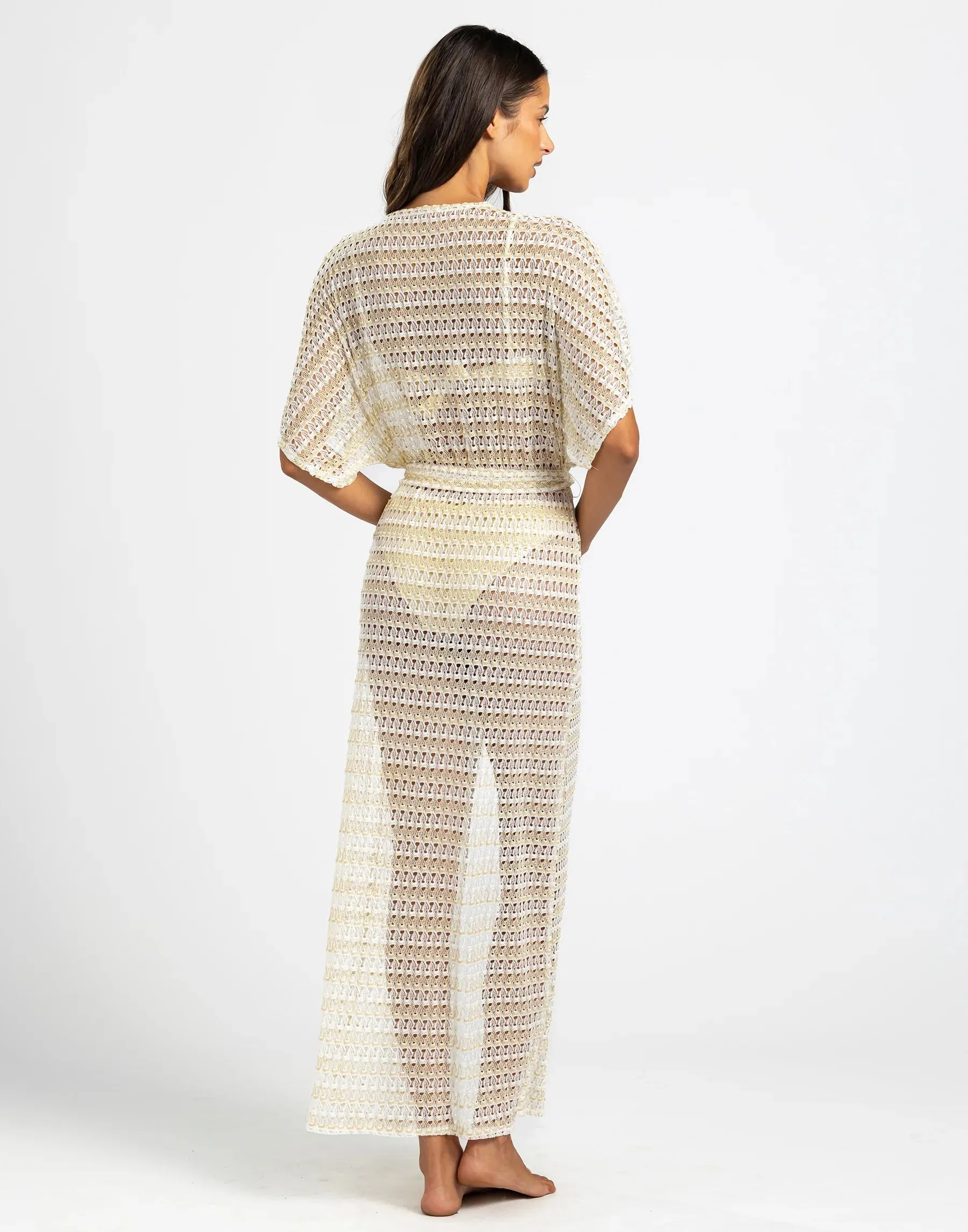 White Camden Maxi Kaftan