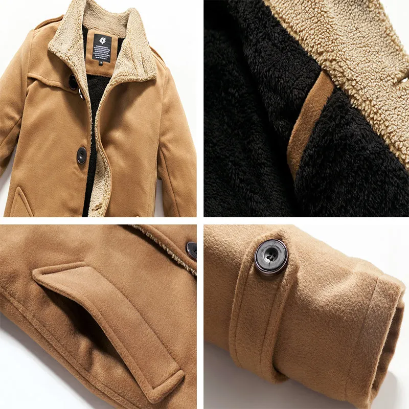 Winter Wool Fleece Coat | Popular Male Apparel and Accessories