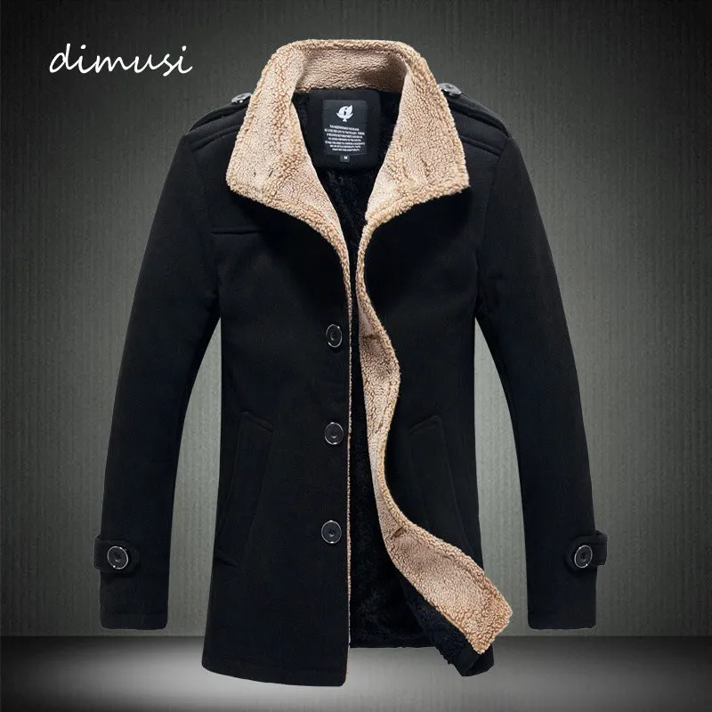 Winter Wool Fleece Coat | Popular Male Apparel and Accessories