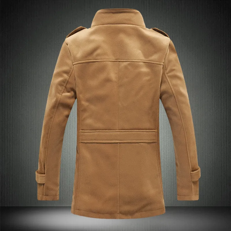 Winter Wool Fleece Coat | Popular Male Apparel and Accessories