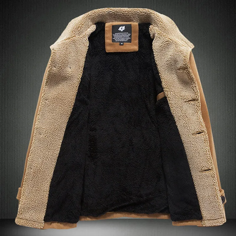 Winter Wool Fleece Coat | Popular Male Apparel and Accessories
