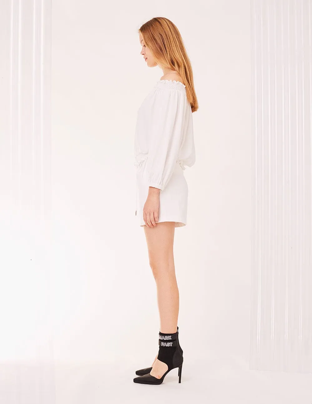 Women White Off Shoulder Tops
