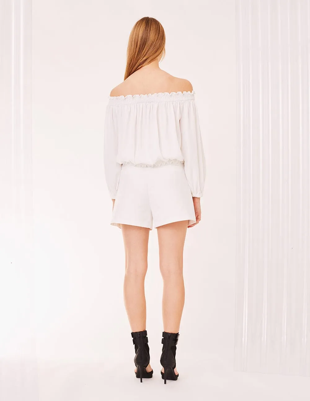Women White Off Shoulder Tops