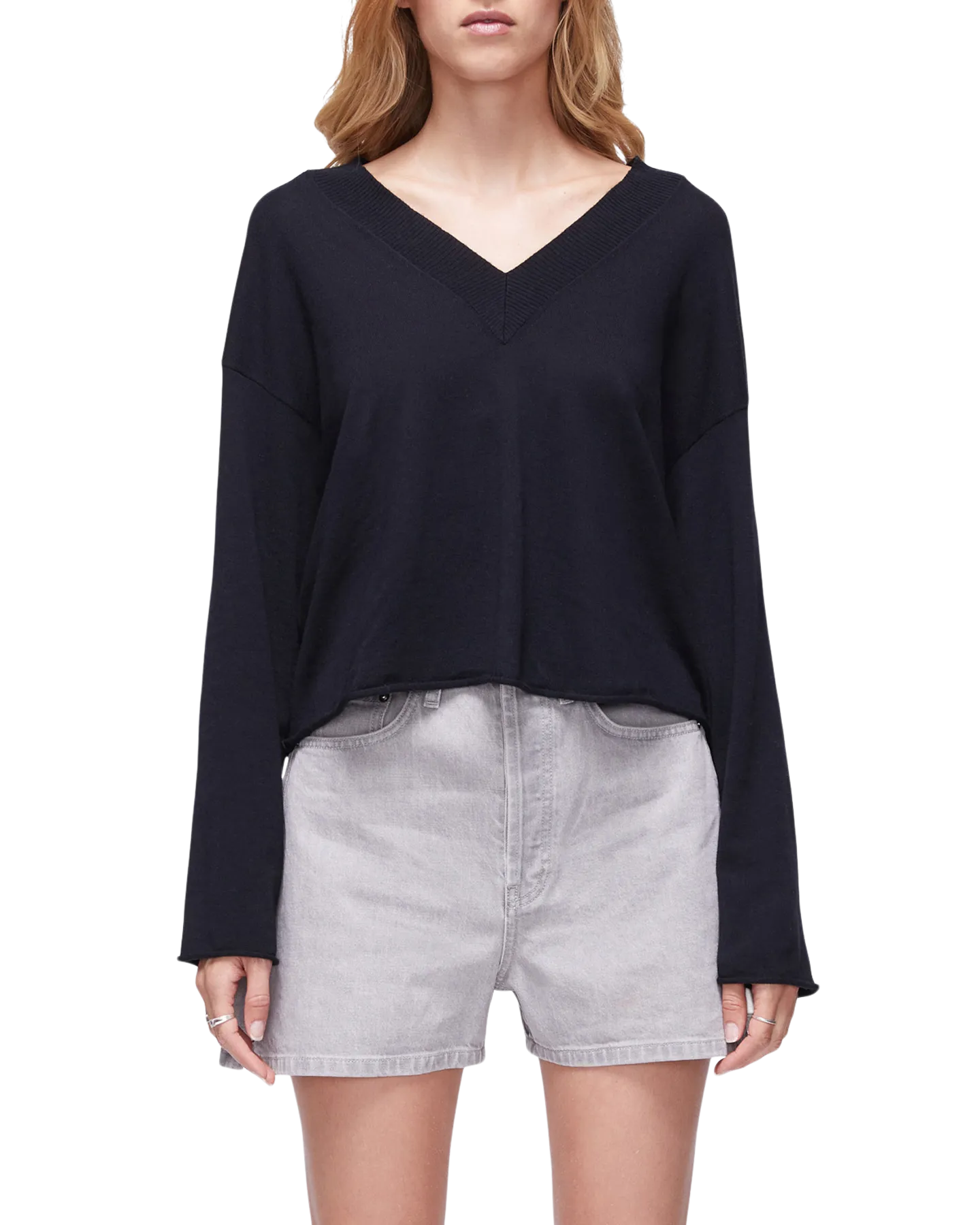 Women's Daily V in Black