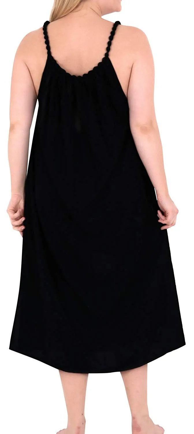 Women's Designer Tie Dye Swimwear Beach LOOSE Bikini Cover ups Caftans Black