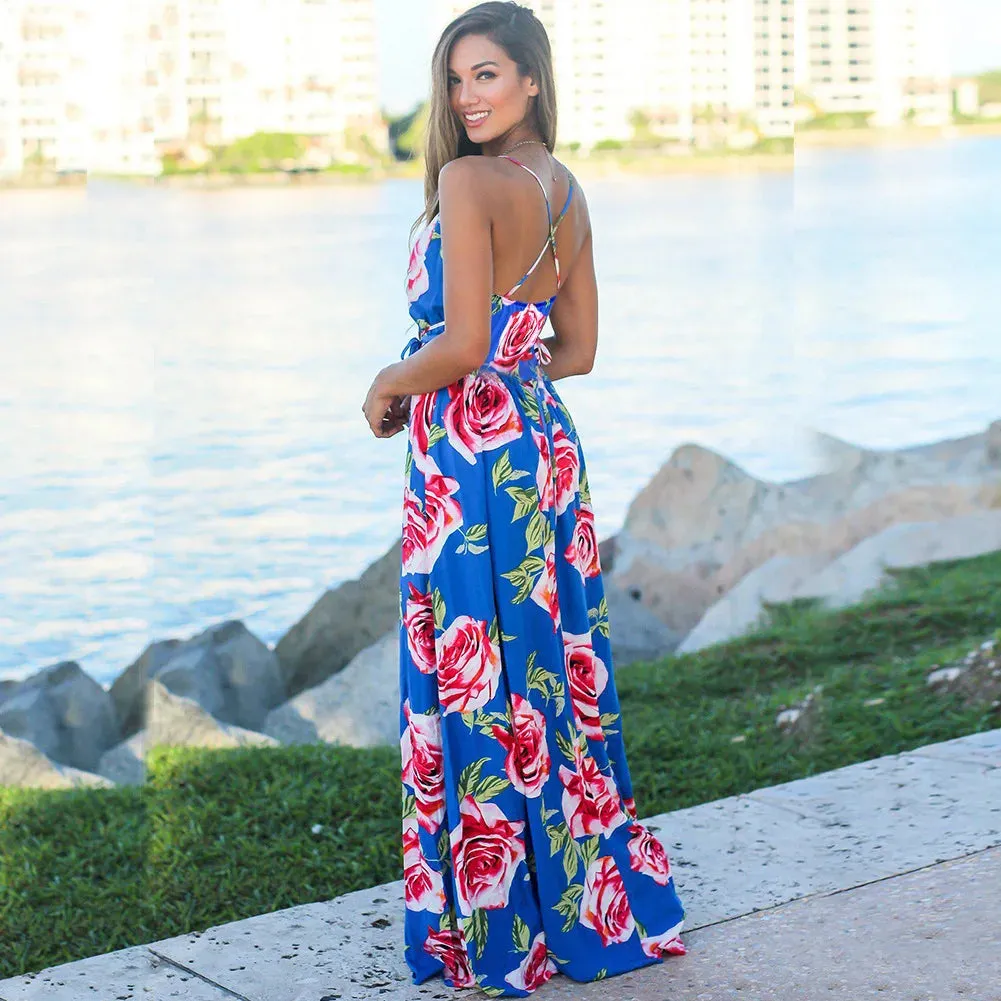 Women's Floral Long Sundress